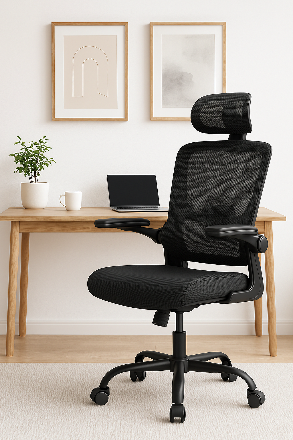 Premium Ergonomic Mesh Office Chair – Breathable Adjustable Desk Chair for Comfort and Posture Support