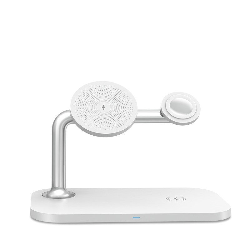 MagCharge Wireless Charging Station in White – Sleek Multi-Device Wireless Charger with MagSafe Compatibility