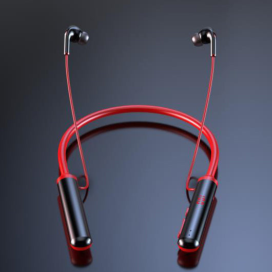 EndurancePro Headphones in Red – Bold Wireless Headphones with Deep Bass and Ergonomic Design for All-Day Use