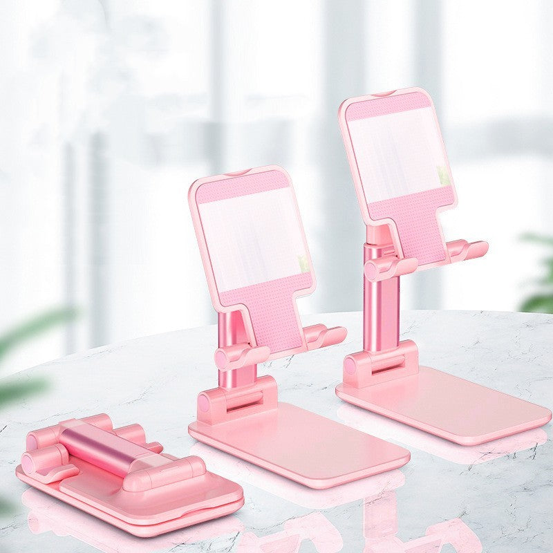 Portable Phone and Tablet Stand in Pink – Stylish Foldable Device Holder for Hands-Free Viewing Anywhere