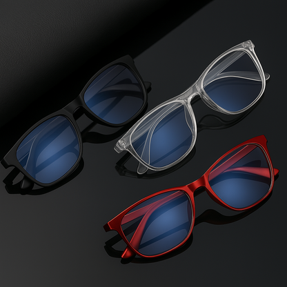 Blue Light Blocking Glasses – Stylish Computer Glasses for Eye Strain Relief and Screen Protection