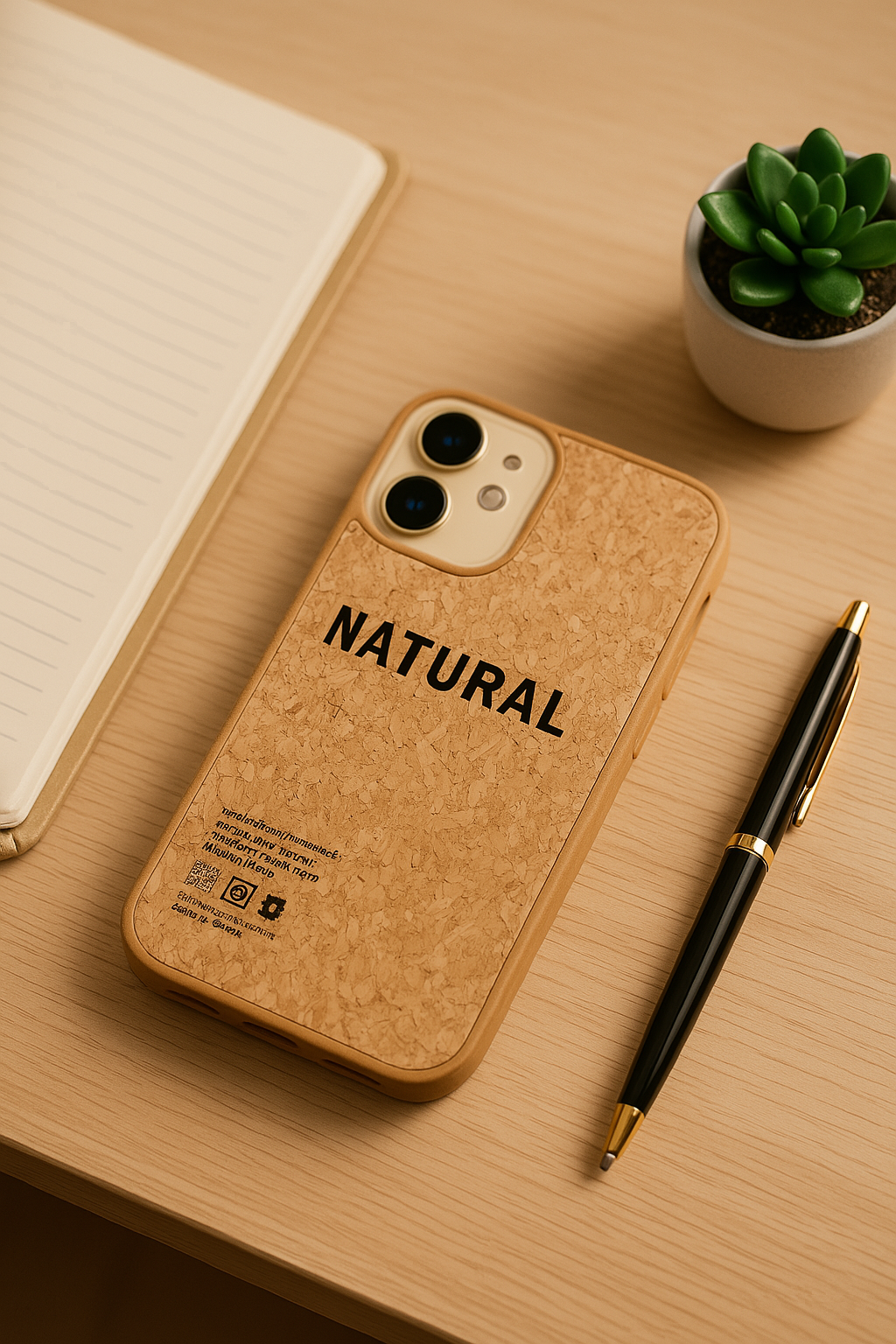 Handmade Cork Wood iPhone Case - Urban Marketplace 