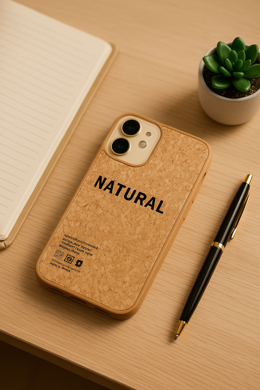Handmade Cork Wood iPhone Case - Urban Marketplace 