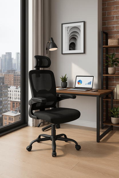 Premium Ergonomic Mesh Office Chair – Breathable Adjustable Desk Chair for Comfort and Posture Support