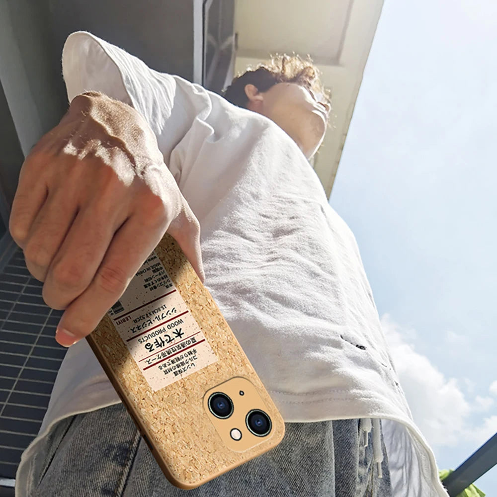 Handmade Cork Wood iPhone Case - Urban Marketplace 