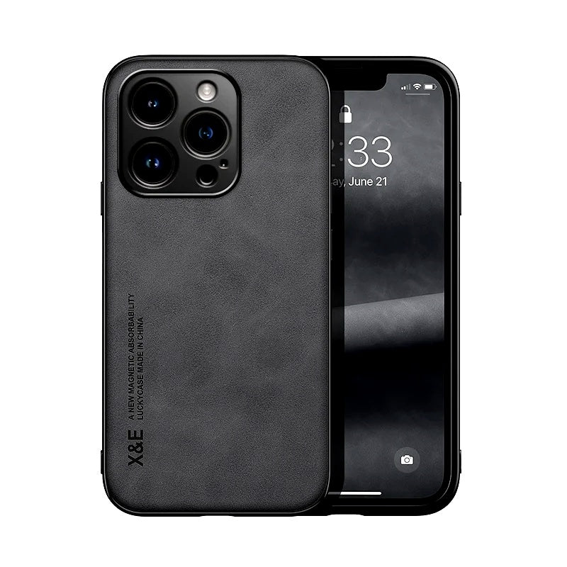 Luxury Leather iPhone Case - Urban Marketplace 