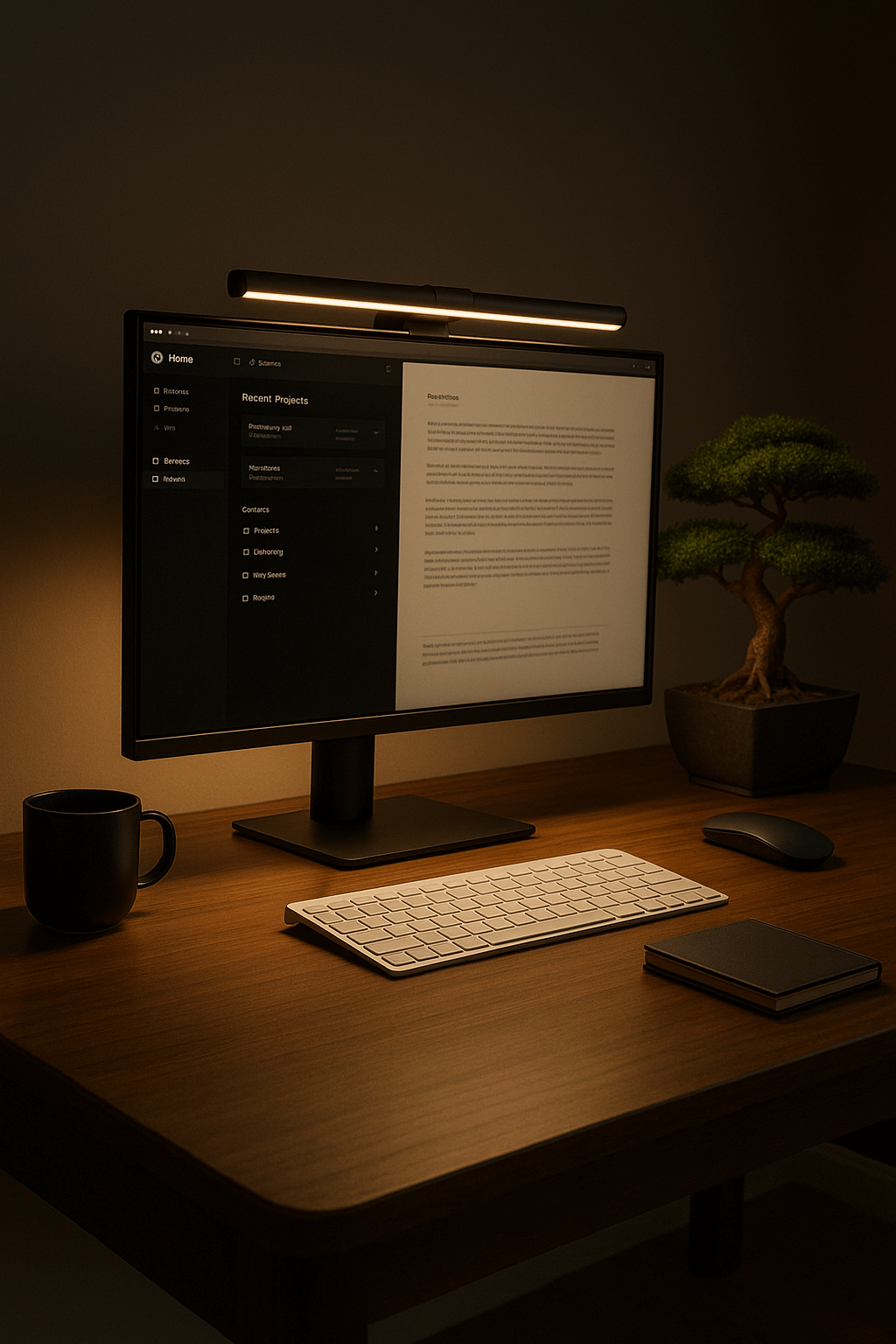 Minimalist Monitor Light Bar - Urban Marketplace 