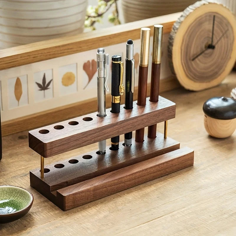 Handmade Walnut Wood Phone Stand - Urban Marketplace 