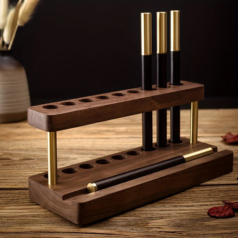 Handmade Walnut Wood Phone Stand - Urban Marketplace 